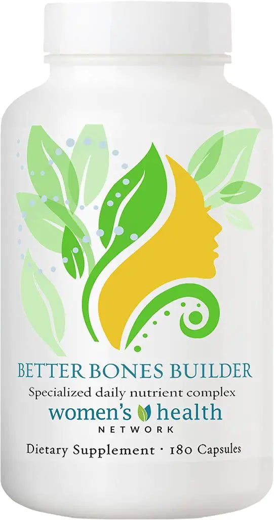 Womens Health Network Better Bones Builder Specially Formulated Multivitamin for Women with Greater Risk for Bone Health Issues - 180 Capsules (1 Bottle)