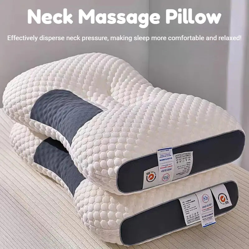 3D Spa Massage Neck Pillow for Better Sleep