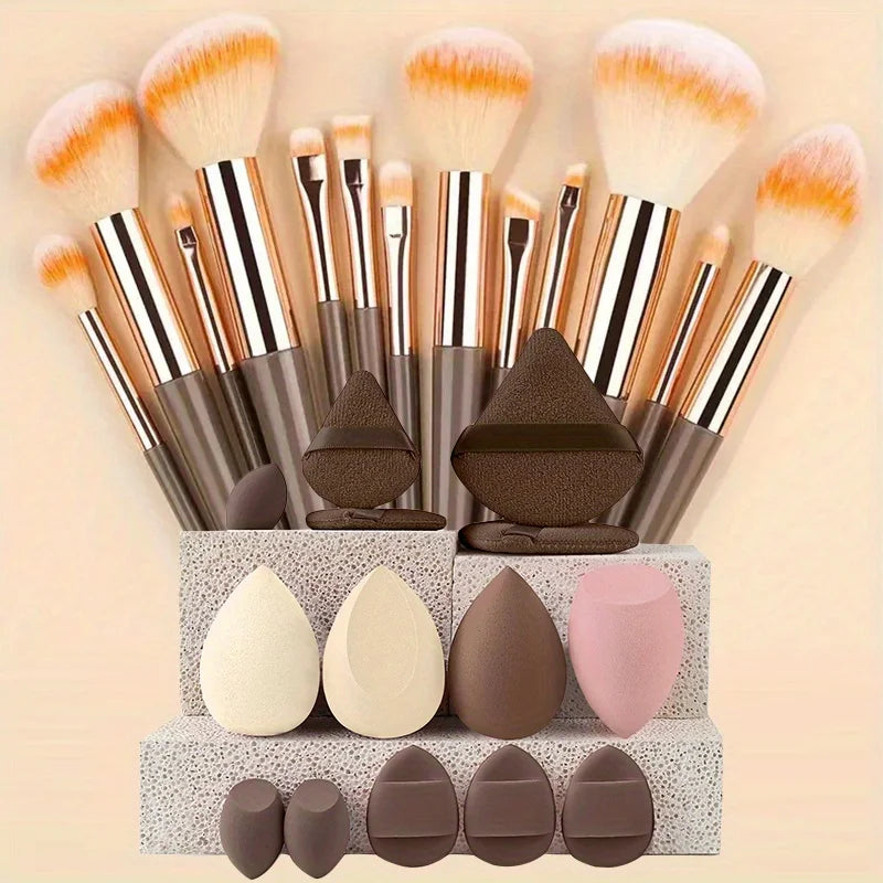 Professional Makeup Brush Set (8–29pcs)