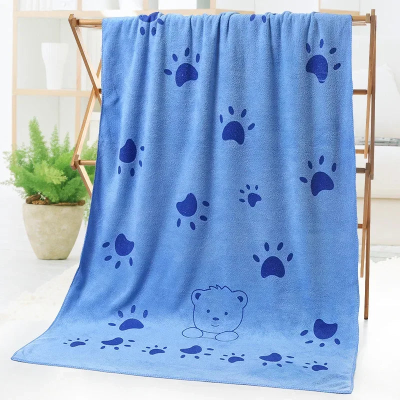 Cute Rabbit Microfiber Towel (70×140cm)