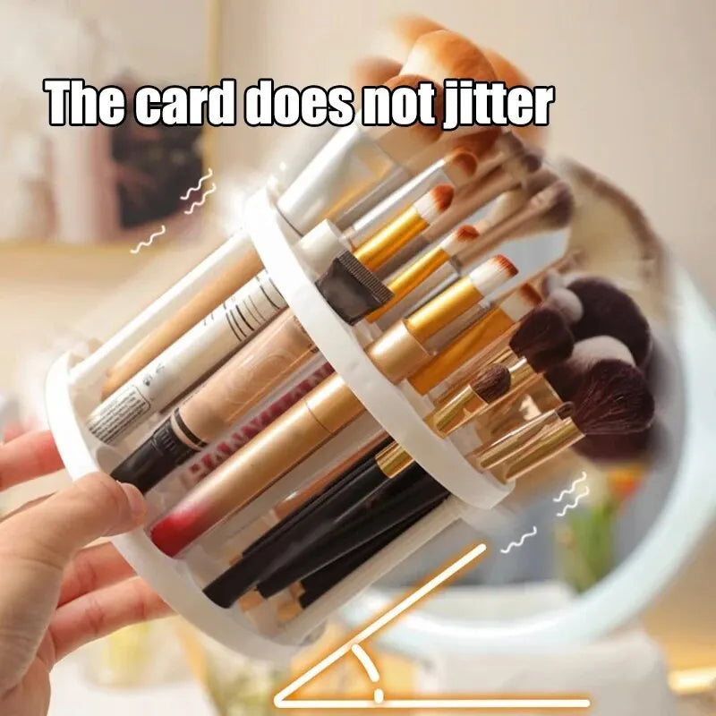 Makeup Brush & Cosmetic Storage Rack