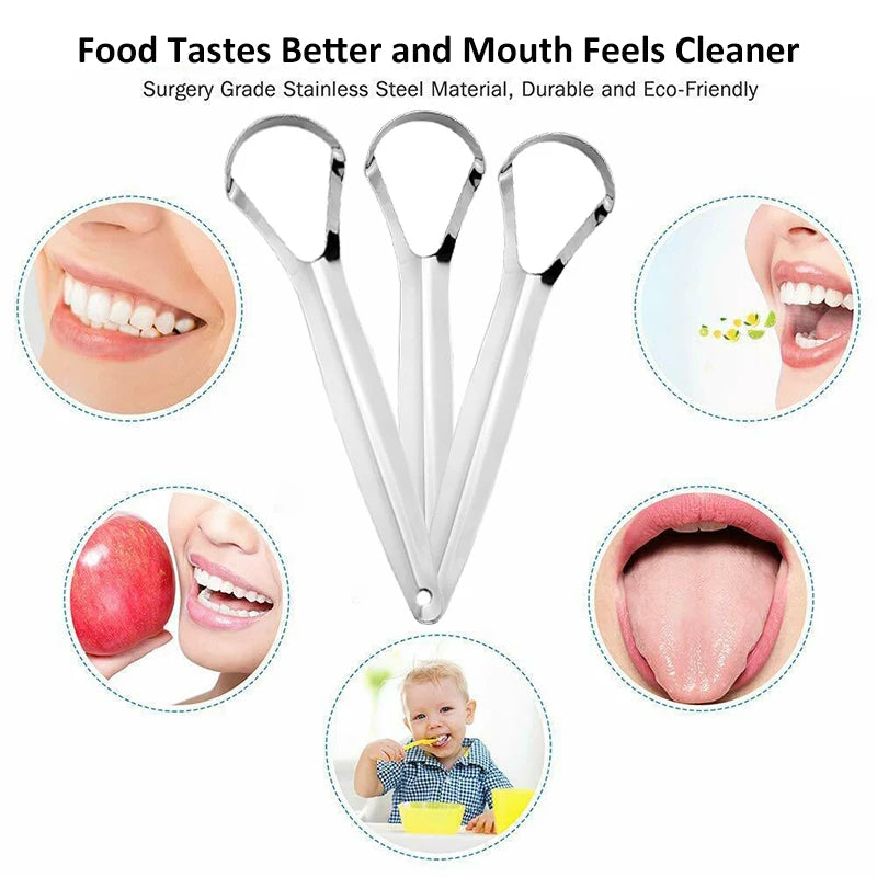 Stainless Steel Tongue Scraper