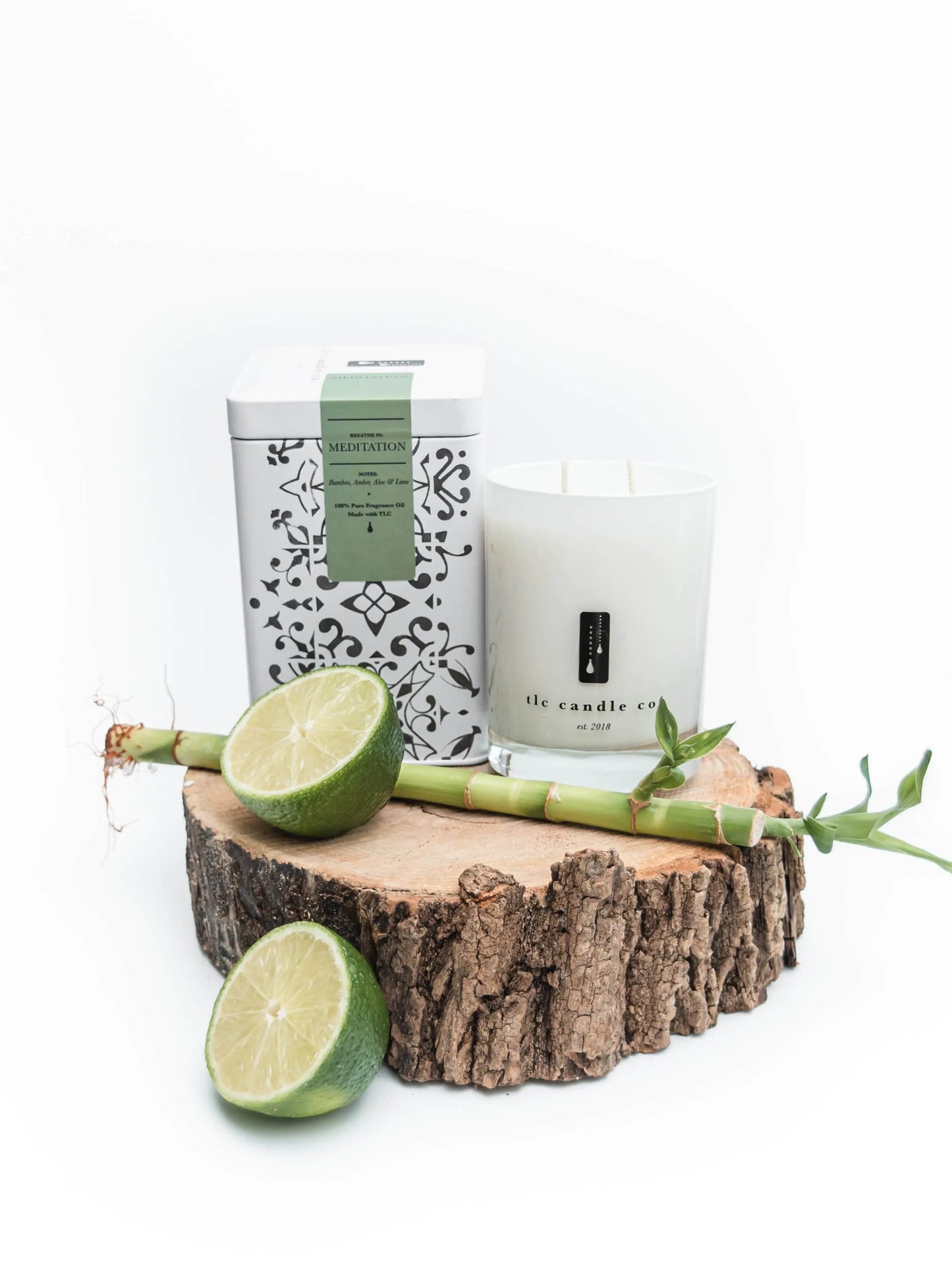 Meditation Bamboo Candle