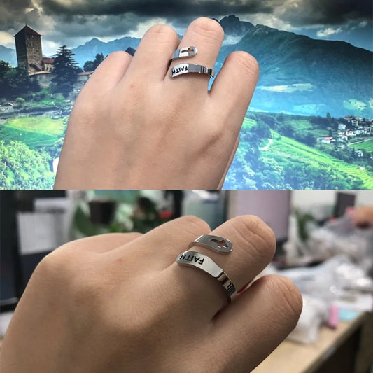 Adjustable Faith Rings