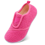 JIASUQI Fuzzy Slippers for Women Outdoor Slippers House Shoes Slippers Pink Size 6.5-7.5