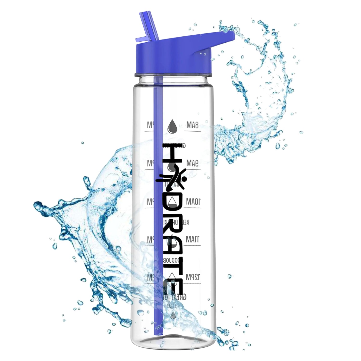 HYDRATE Straw &amp; Water Bottle