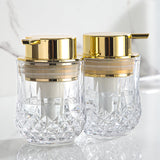 2 Pack Gold Glass Foaming Soap Dispenser