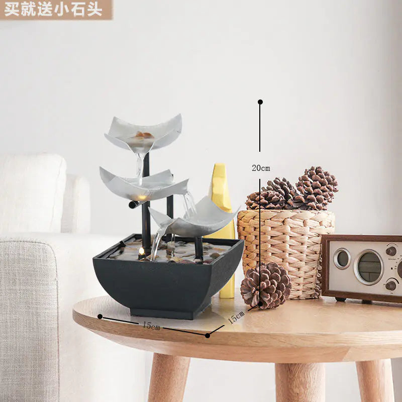 Indoor Tabletop Fountain for Living Room or Bedroom