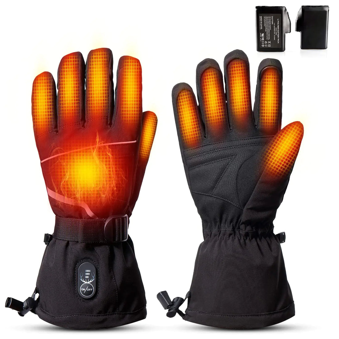 Men &amp; Women Heated Motorcycle, Biking ,Hunting, &amp; Skiing Gloves