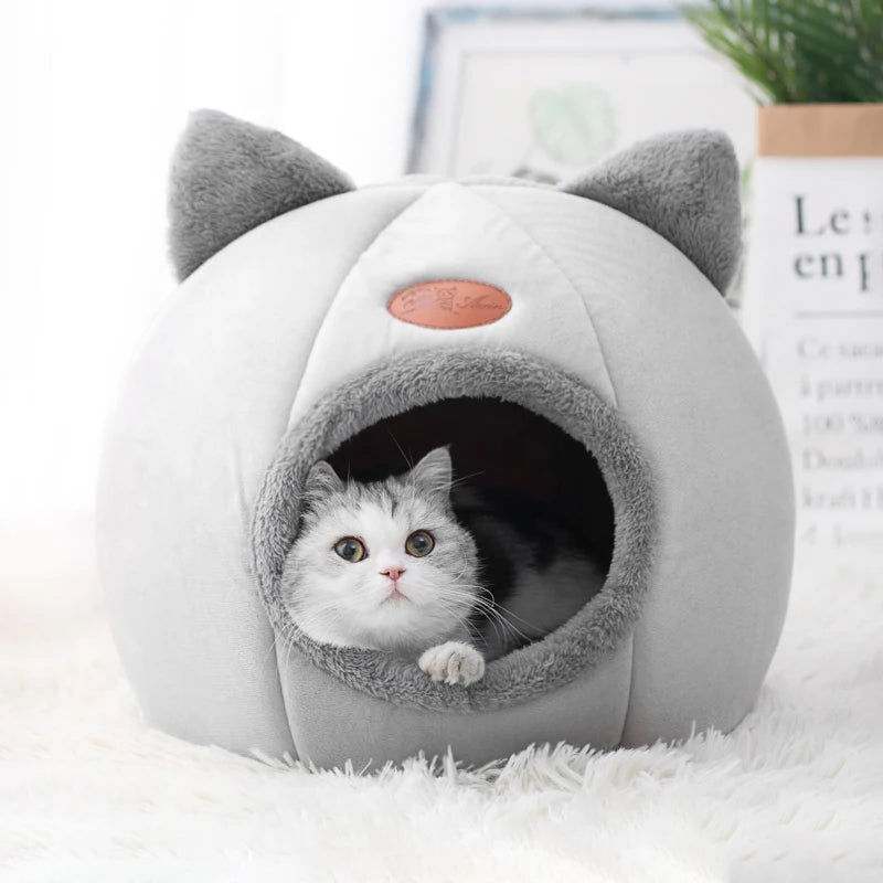 Cozy Cave Nest Indoor Cat Bed