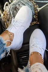 Womens Running Trainers Slip-On Sneakers Fashion Shoes