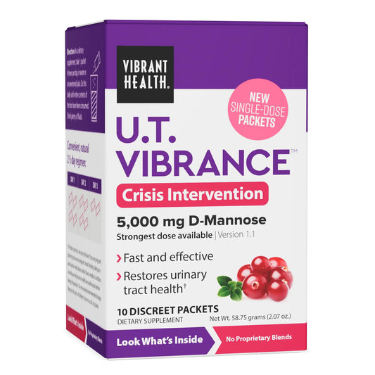 Vibrant Health U.T. Vibrance Stick Packs Crisis Intervention for Urinary Tract Health 10 Servings