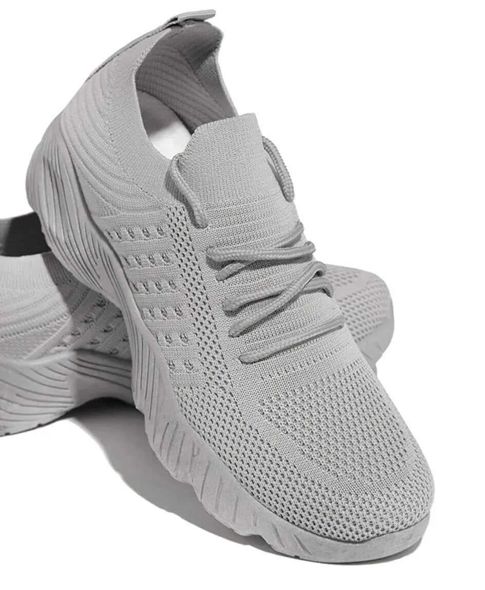 Womens Running Trainers Slip-On Sneakers Fashion Shoes