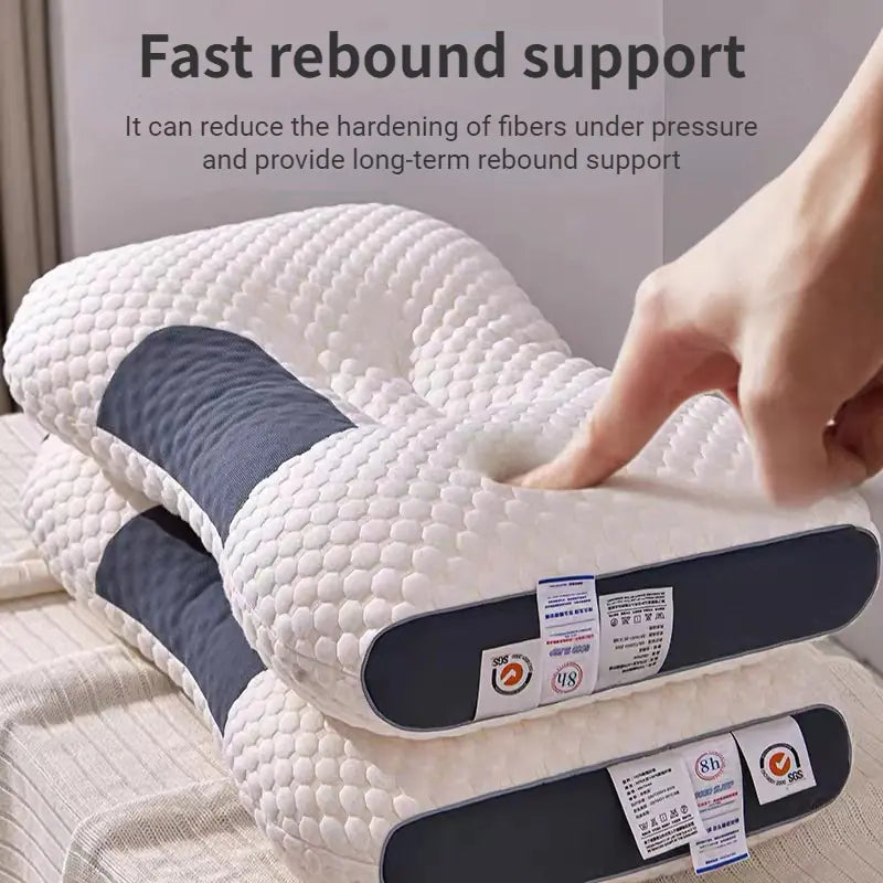 3D Spa Massage Neck Pillow for Better Sleep