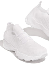 Womens Running Trainers Slip-On Sneakers Fashion Shoes