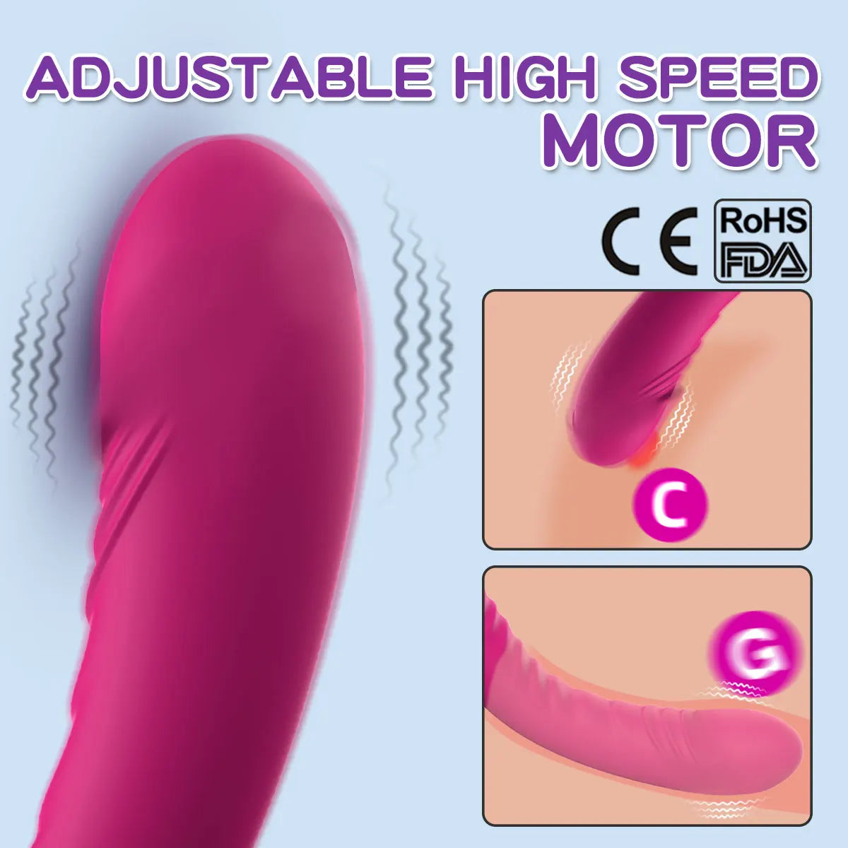 Powerful Clitoris And G Spot Simulator.