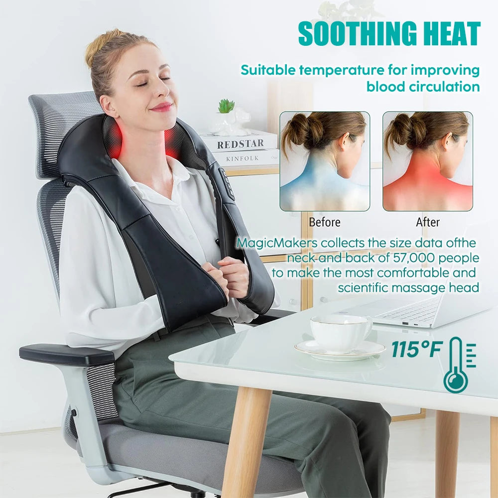 Heated Neck, Shoulder and Back Massage