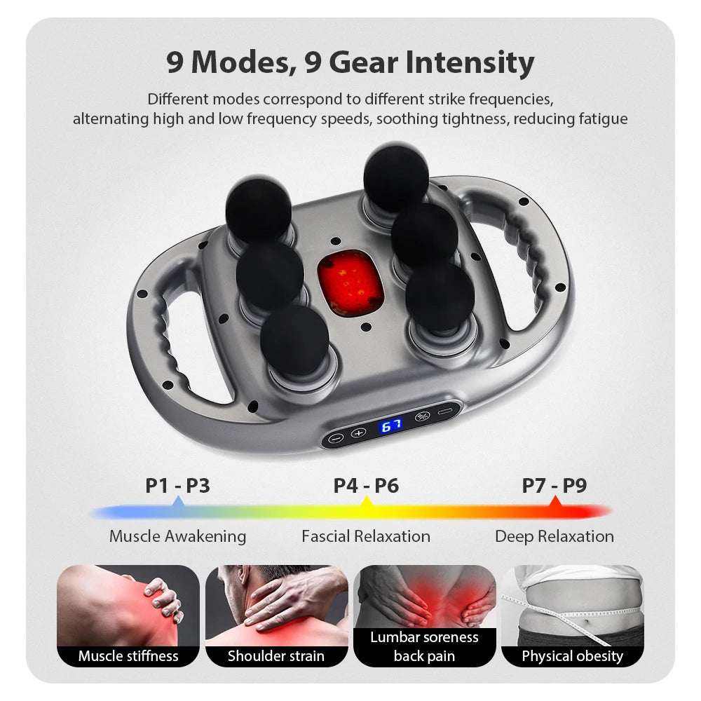 Six-head Muscle Relaxation Massage Gun