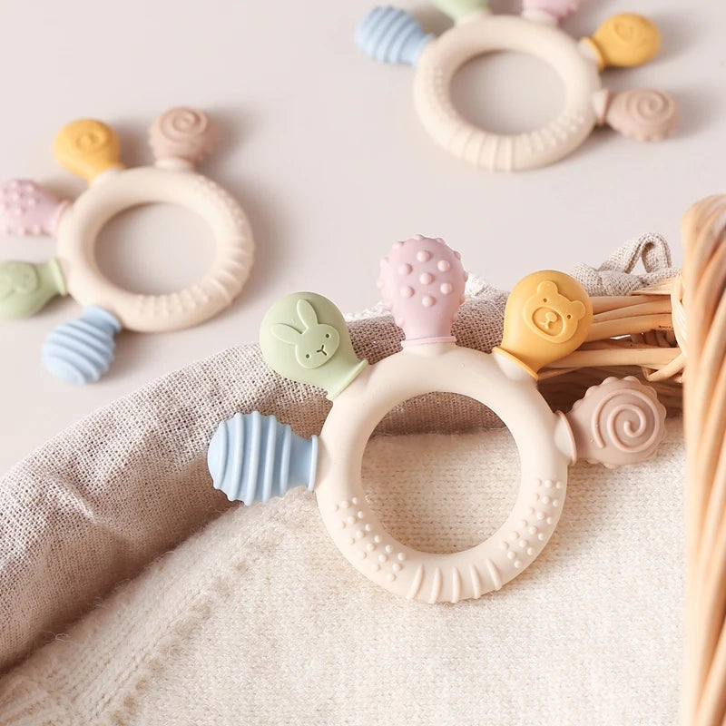 Silicone Baby Teether Ring