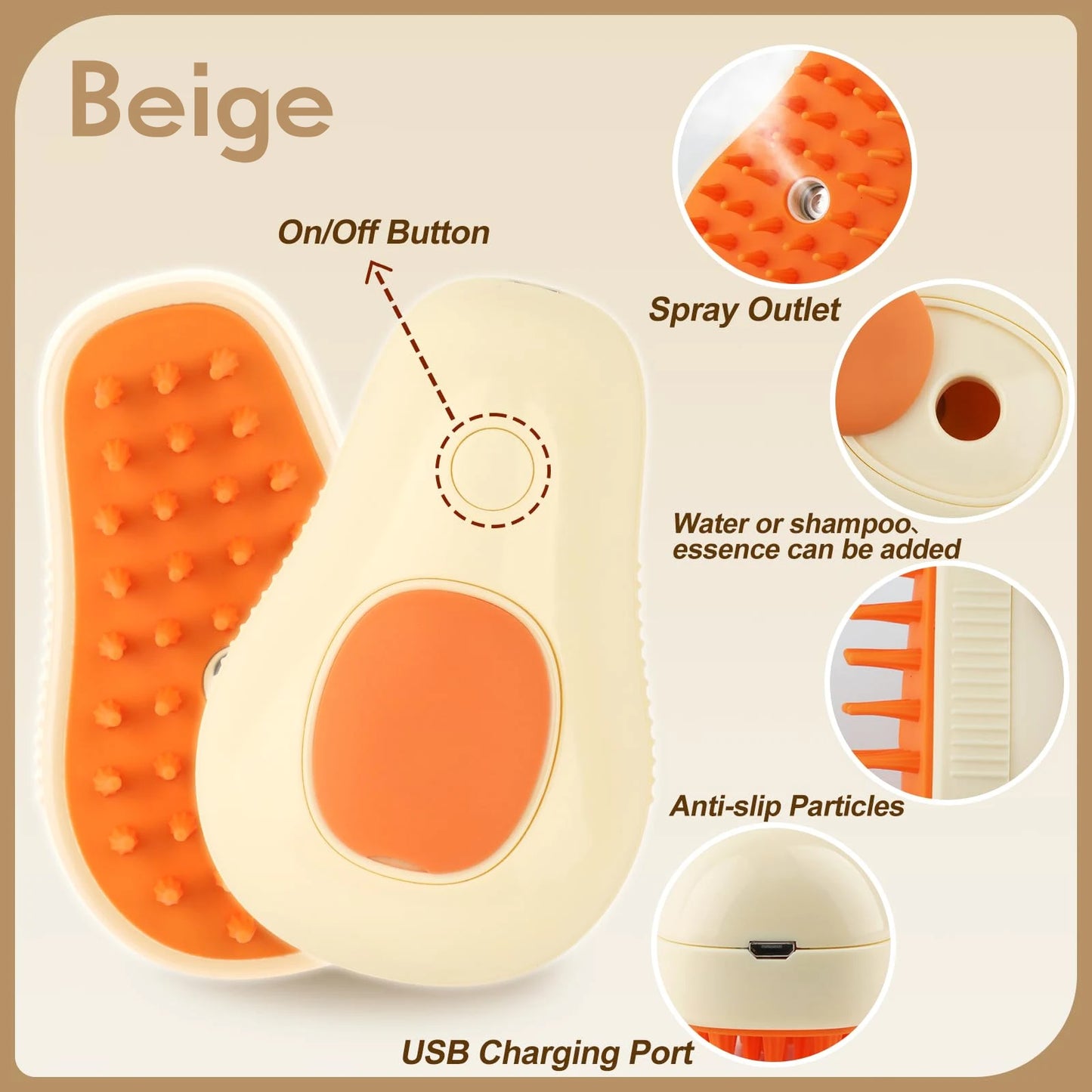 3-in-1 Electric Pet Brush