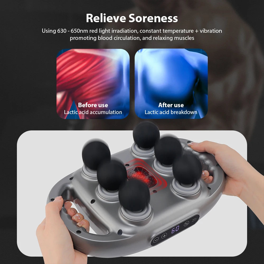 Six-head Muscle Relaxation Massage Gun