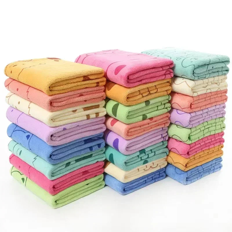 Cute Rabbit Microfiber Towel (70×140cm)