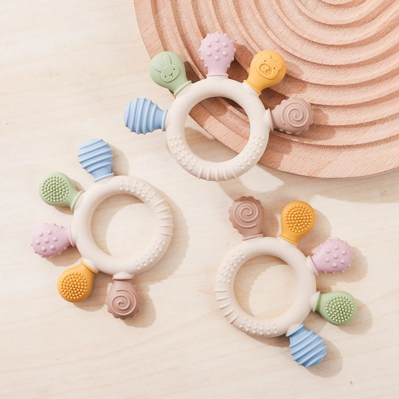 Silicone Baby Teether Ring