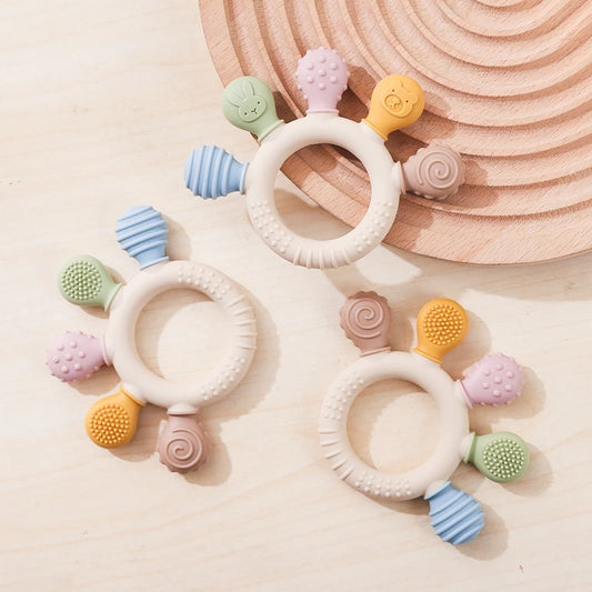 Silicone Baby Teether Ring