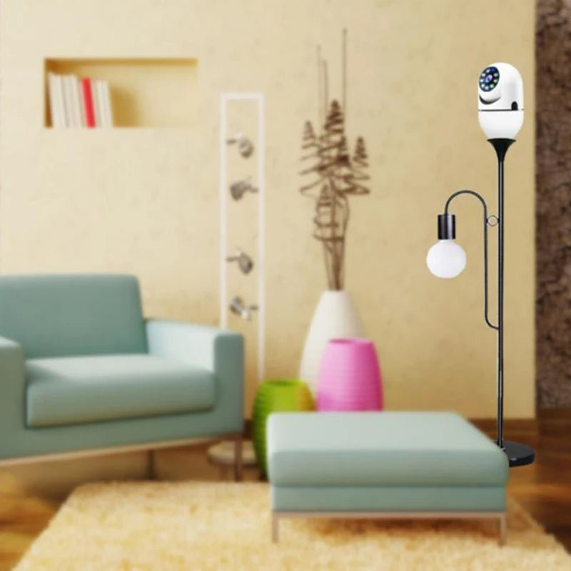 Wifi Bulb Camera Night Vision & Two Way Audio Baby Monitor