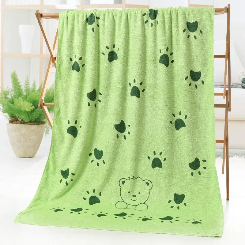 Cute Rabbit Microfiber Towel (70×140cm)