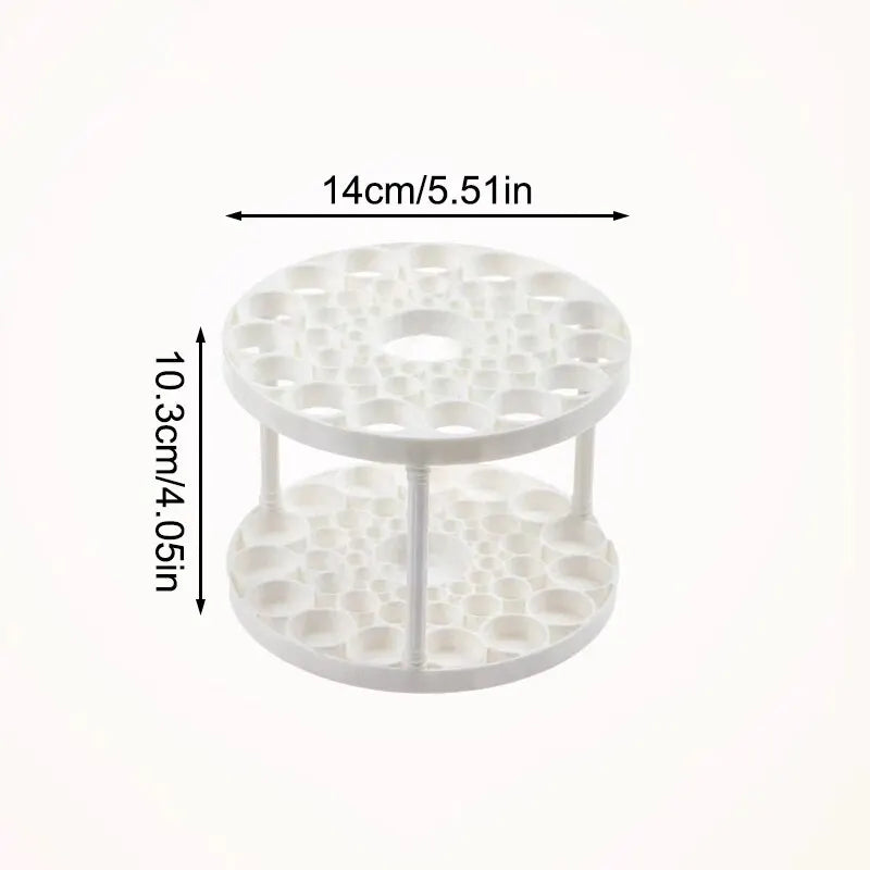 Makeup Brush & Cosmetic Storage Rack
