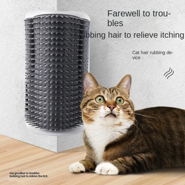 Cat Corner Brush & Scratcher