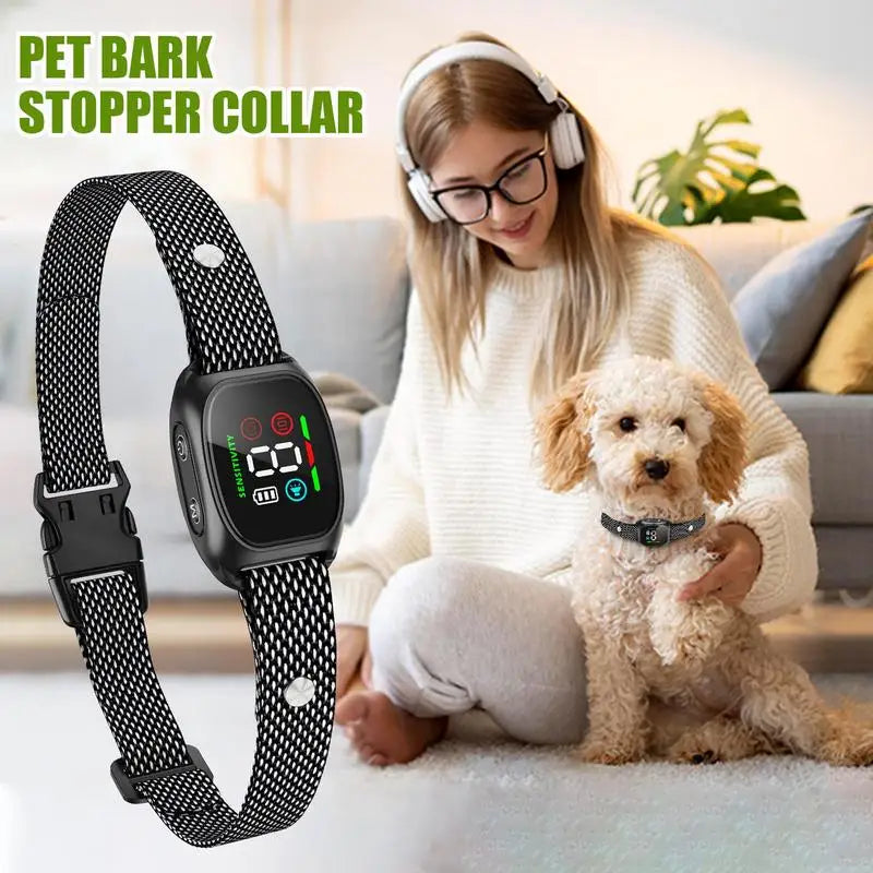 Smart Rechargeable Anti-Bark Collar