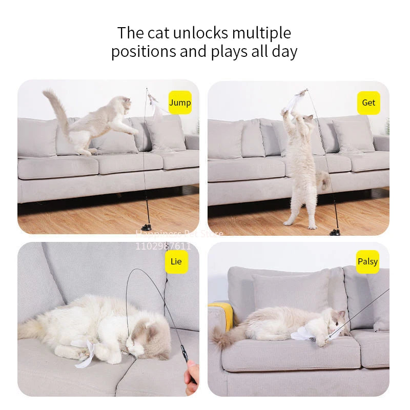 Hands-Free Interactive Cat Toy