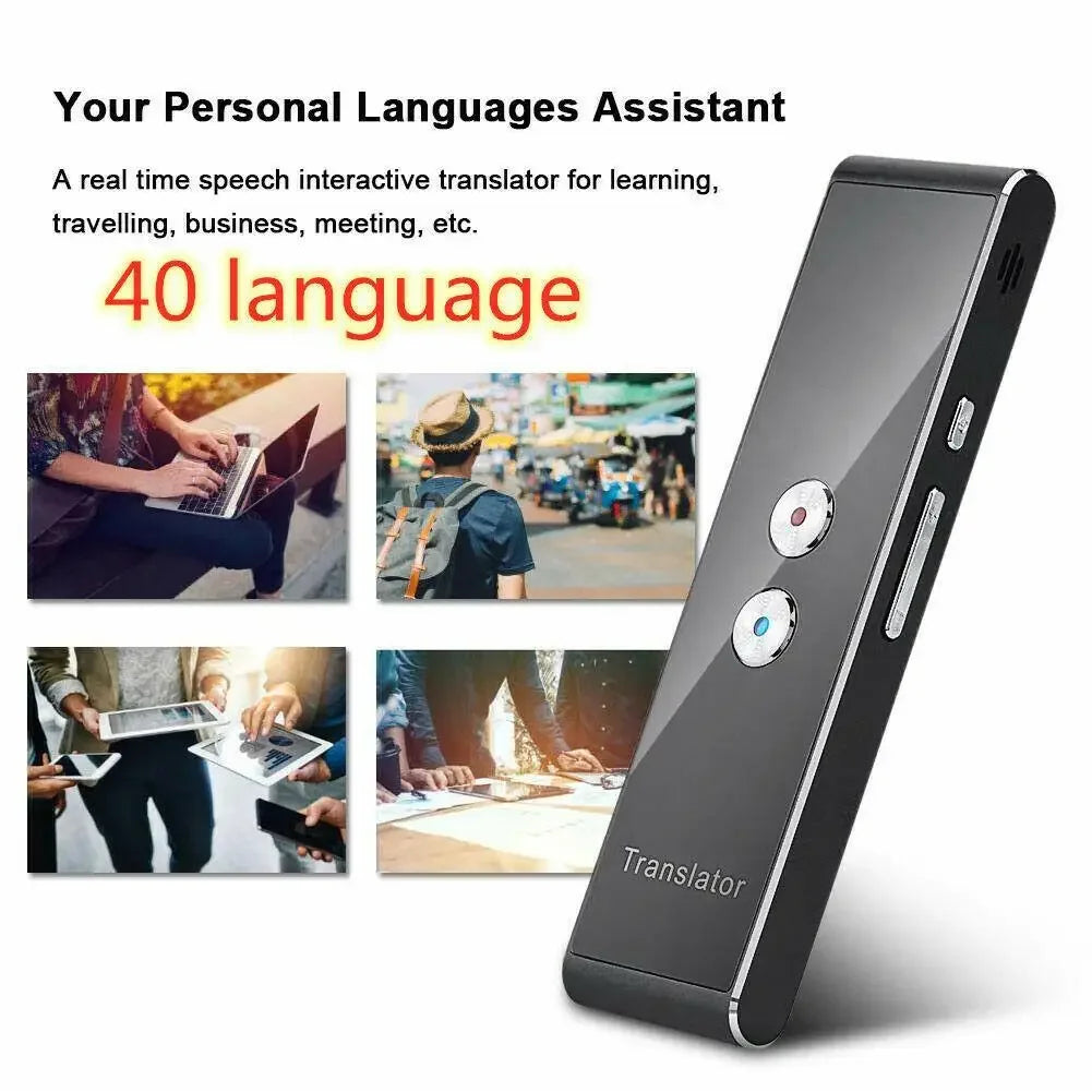 40 Languages Wireless Voice Translator for Study & Business Travel