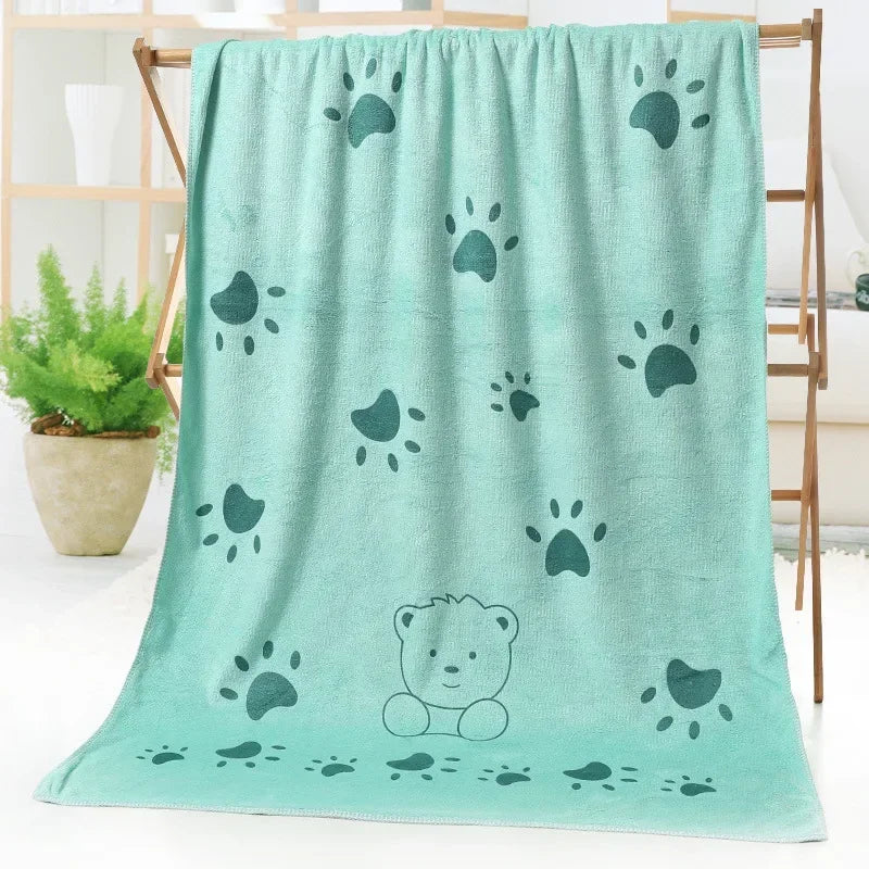 Cute Rabbit Microfiber Towel (70×140cm)