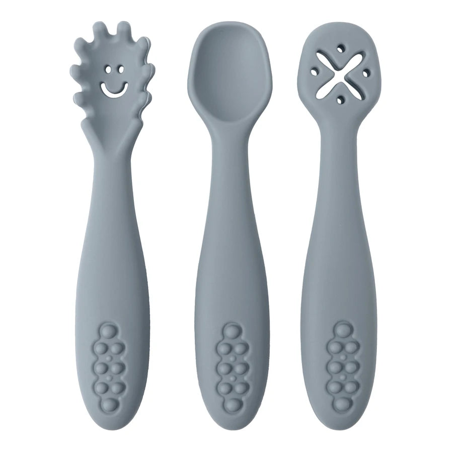3PCS Baby Silicone Utensil Set