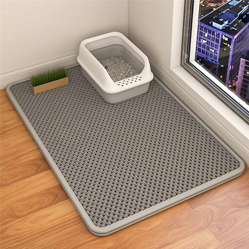 Double-Layer Cat Litter Mat