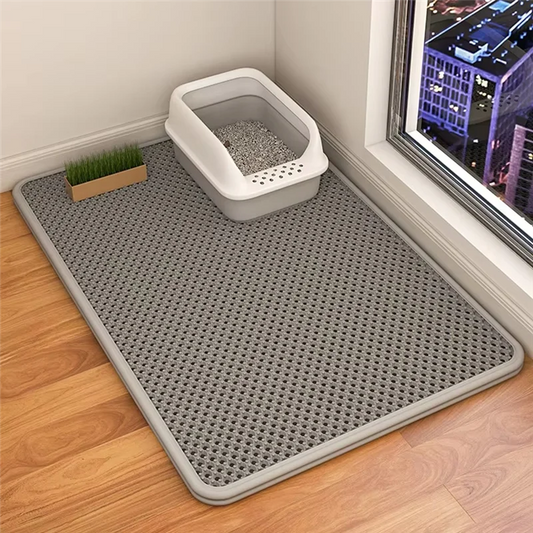 Double-Layer Cat Litter Mat
