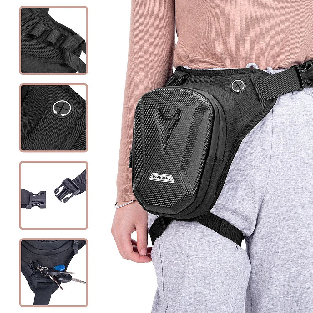 Men's Bad-Ass Tactical, Motorcycle Waist Leg Bag