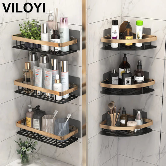 Bathroom Corner Shelf No Drilling Organizer Racks