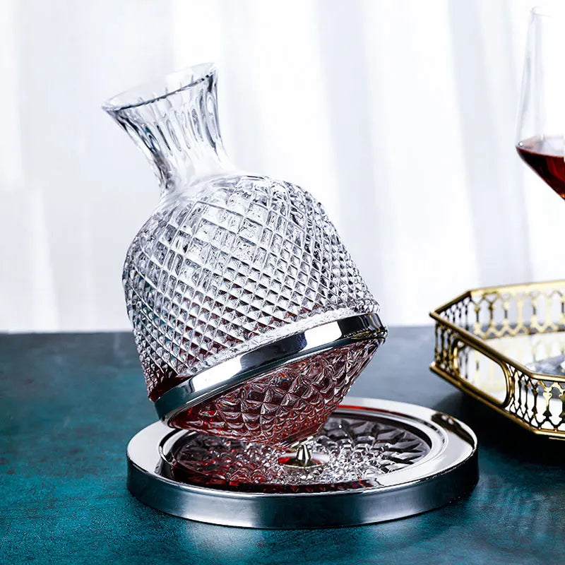 Luxurious Rotating Wine Decanter