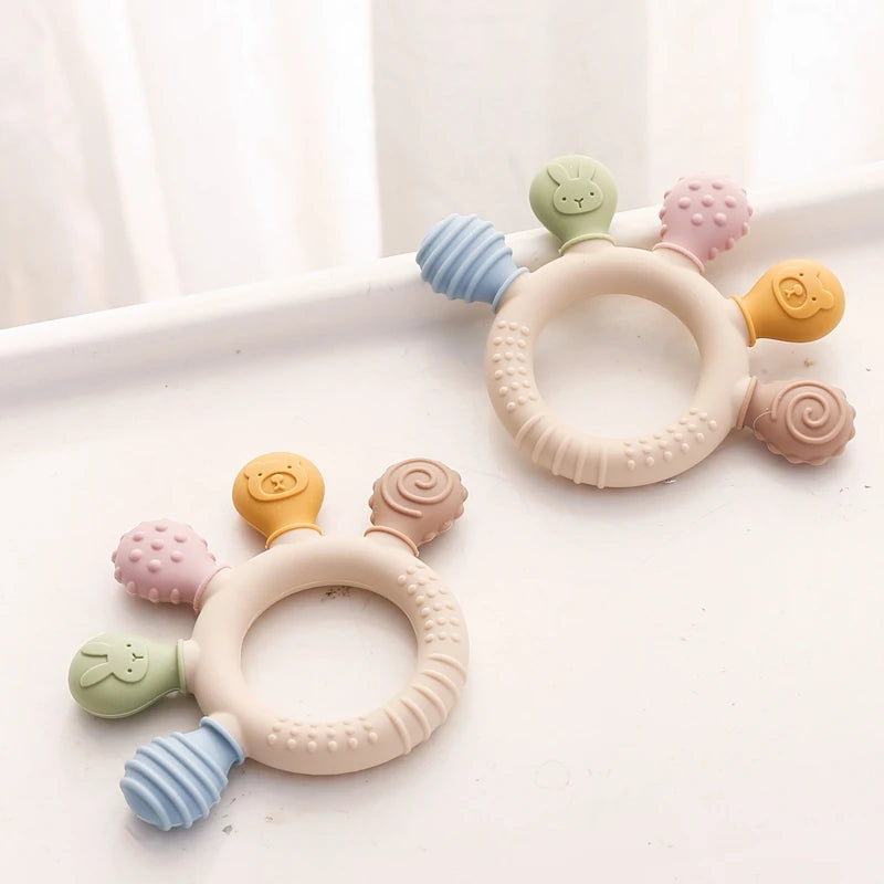 Silicone Baby Teether Ring