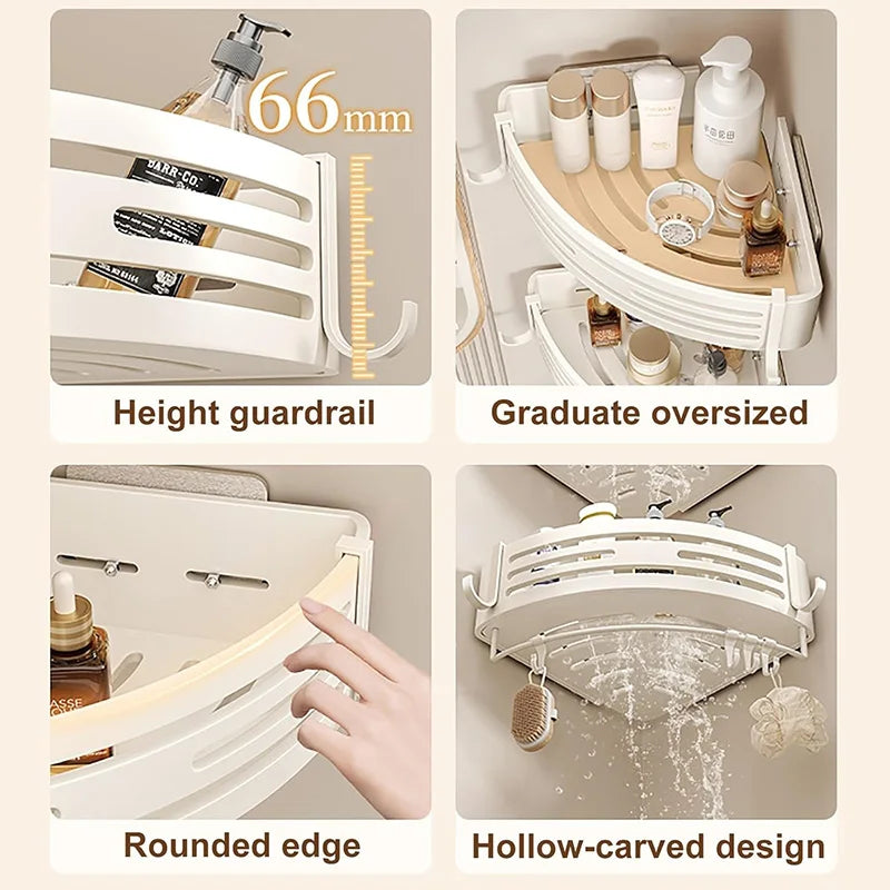 White Aluminum Organizer Shelf