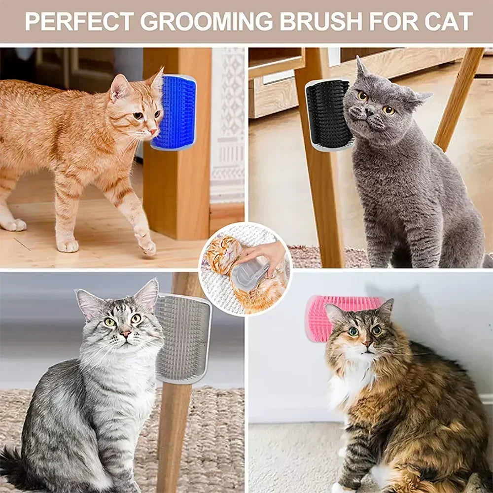 Cat Corner Brush & Scratcher
