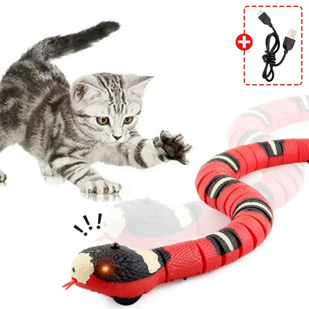 Smart Sensing Interactive Snake Cat Teaser