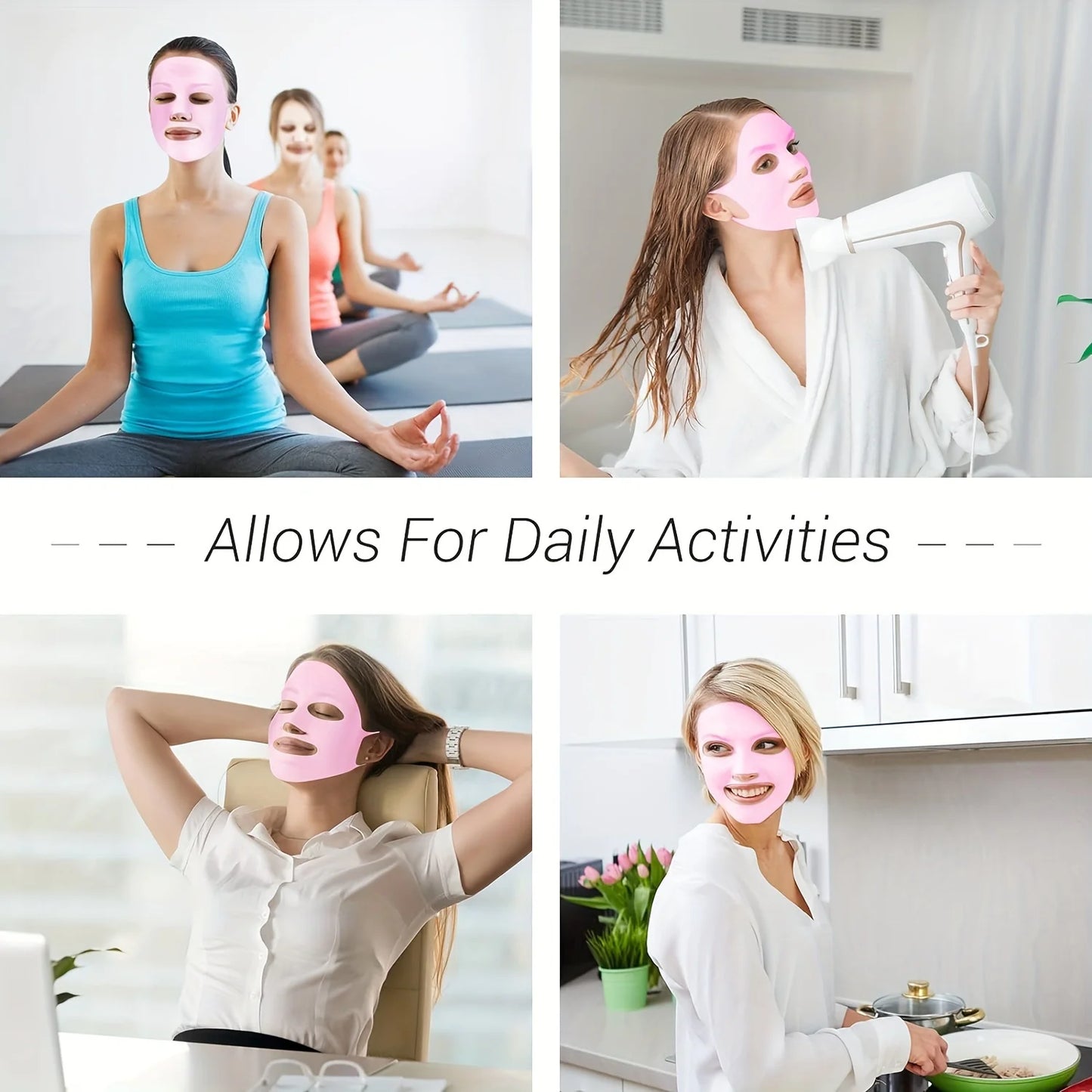 Reusable Silicone Face Mask Cover