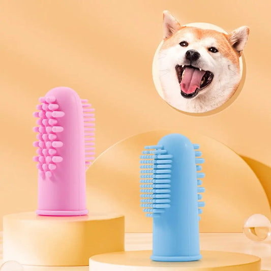 360° Silicone Pet Finger Toothbrush