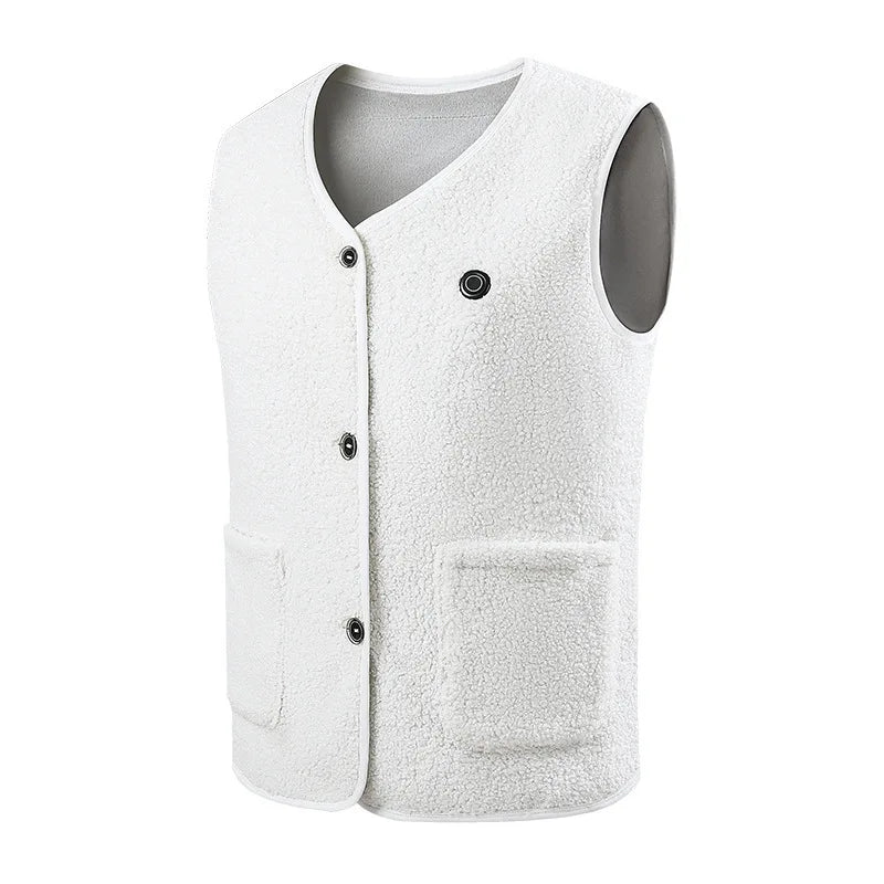 USB Smart Heated Vest Men Women 3-speed Adjustable