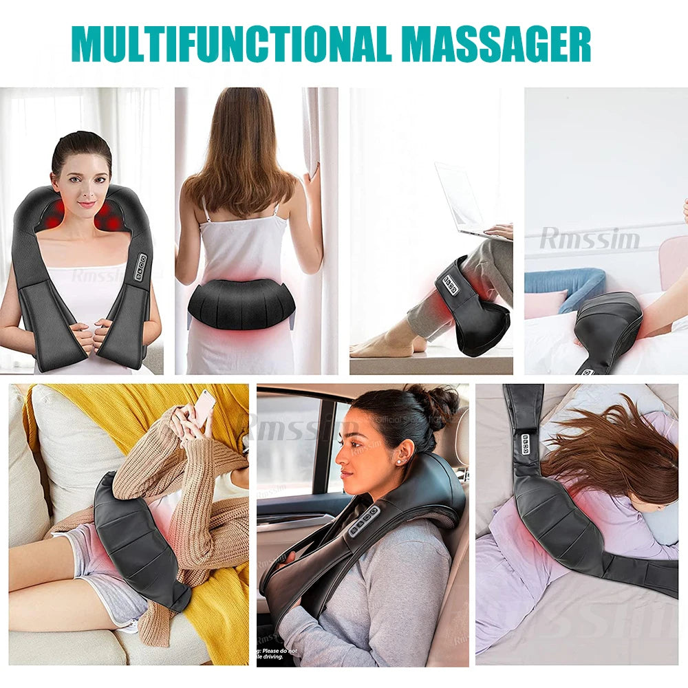 Heated Neck, Shoulder and Back Massage